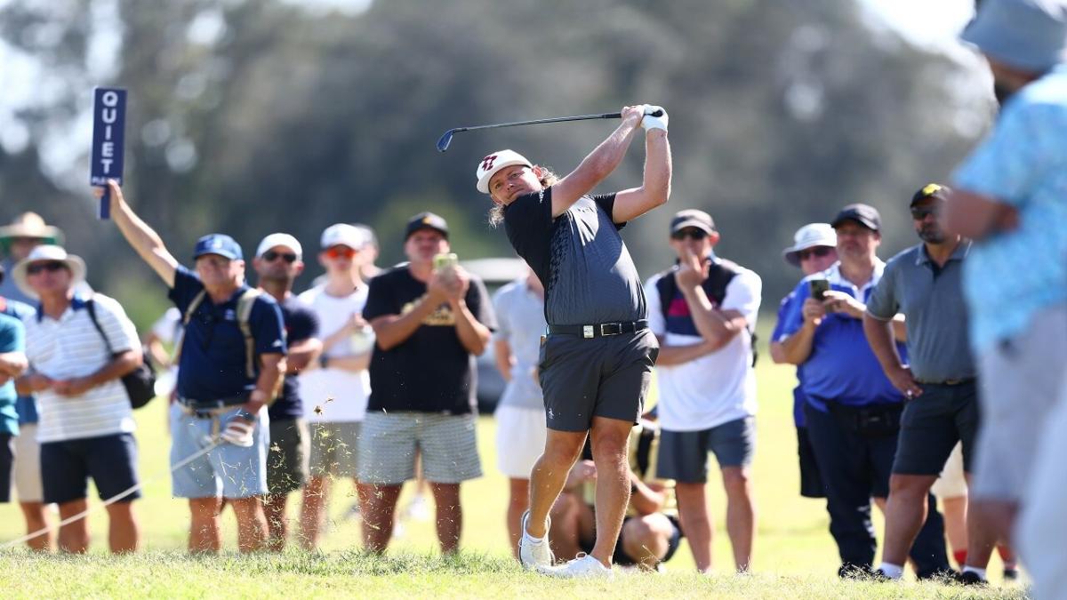 Australian golf Cameron Smith in action